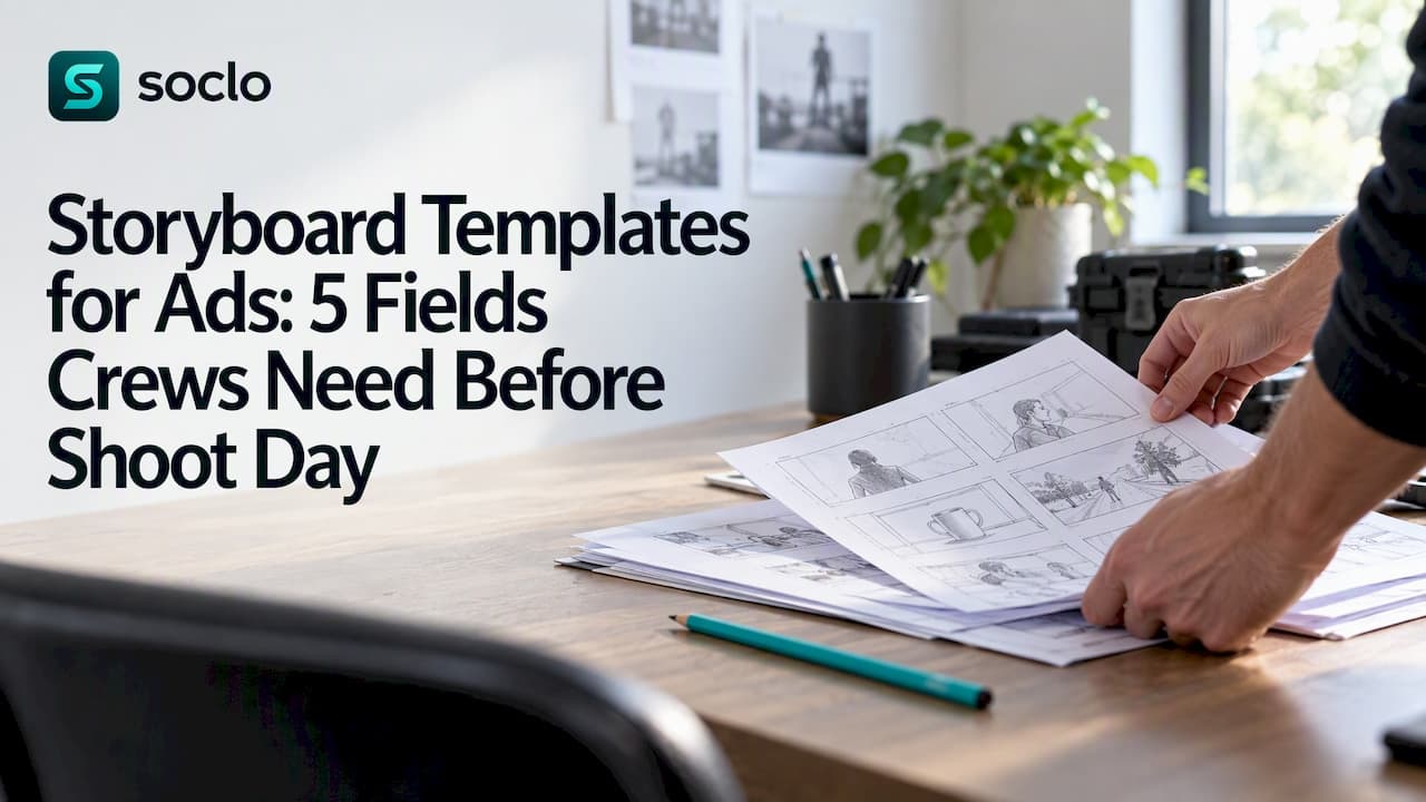 Storyboard Templates for Ads: 5 Fields Crews Need Before Shoot Day